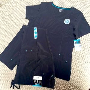 Set of Black Premium Scrubs Size M